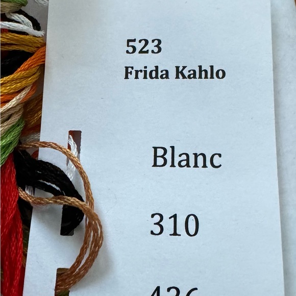 NWT The Stranded Stitch Frida cross stitch kit artist embroidery creativity - Picture 8 of 8